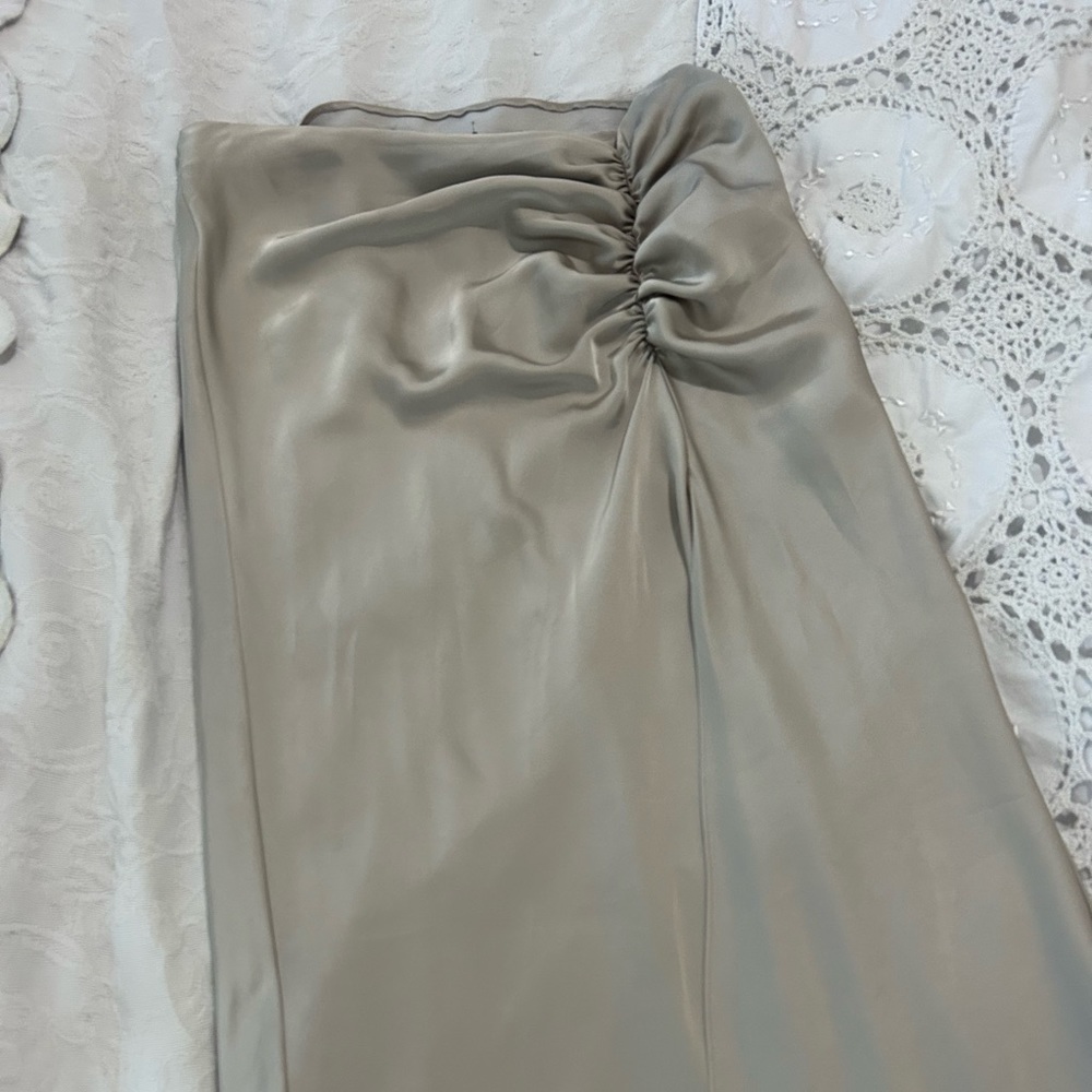 ZARA Satin Skirt